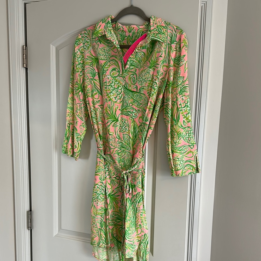 Lilly Pulitzer Pilar Tunic Linen Dress